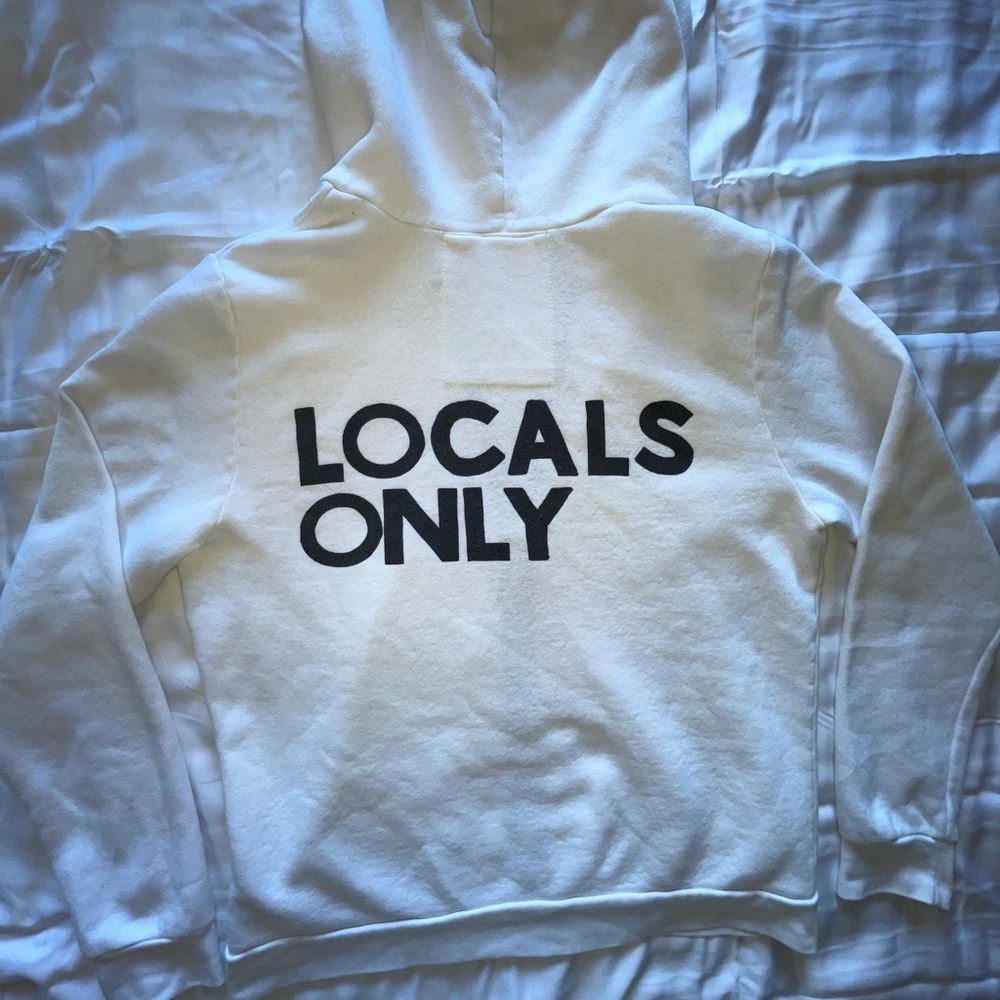 Aviator Nation hoodie in white